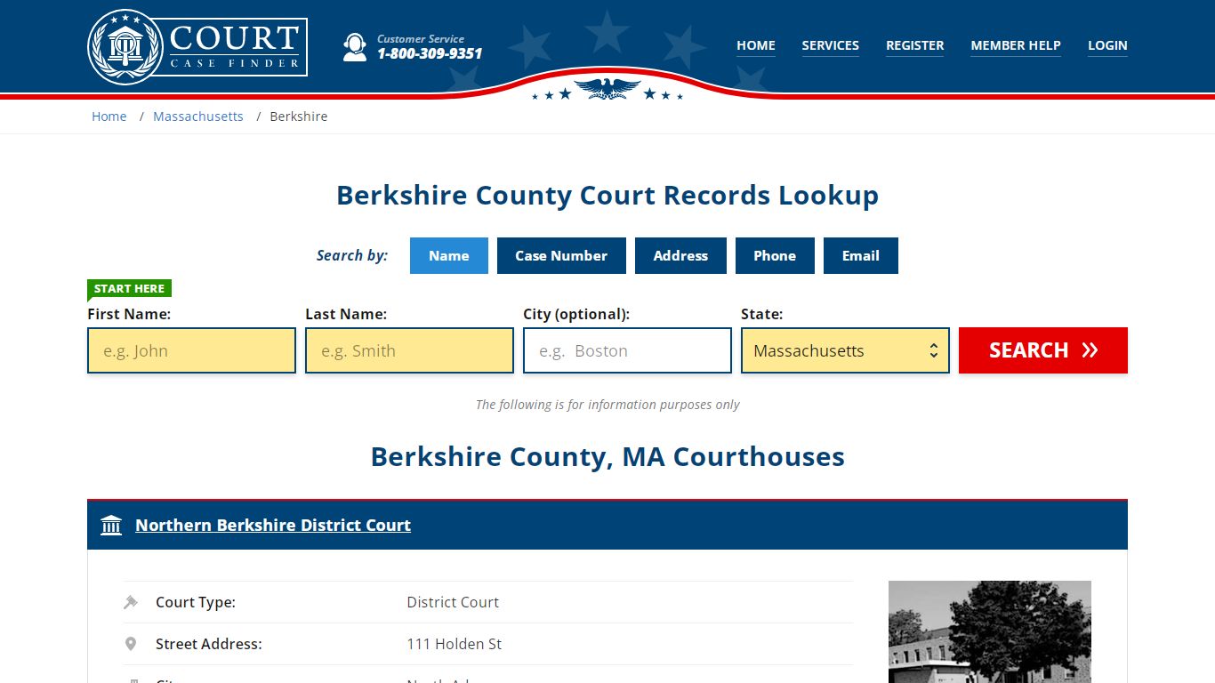 Berkshire County Court Records | MA Case Lookup