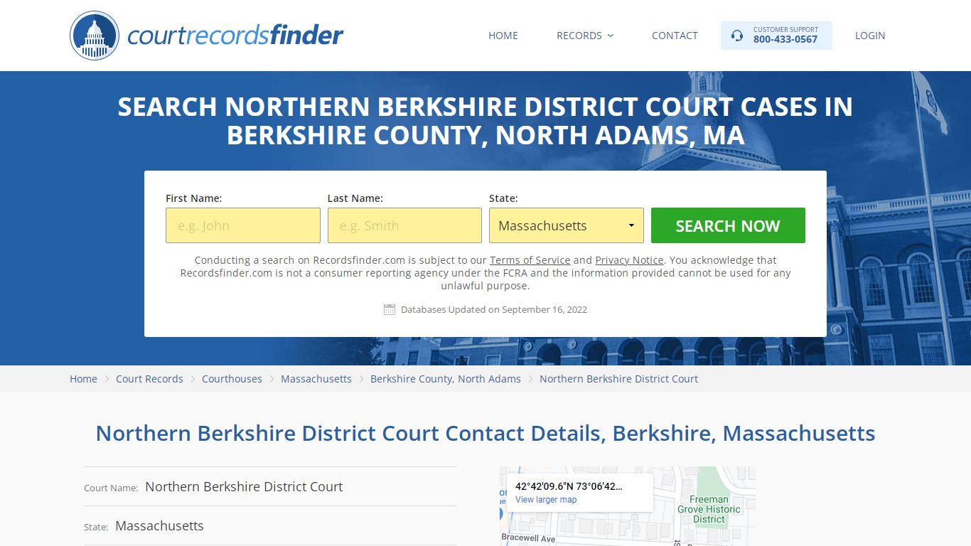 Northern Berkshire District Court Case Search - Berkshire County, MA ...